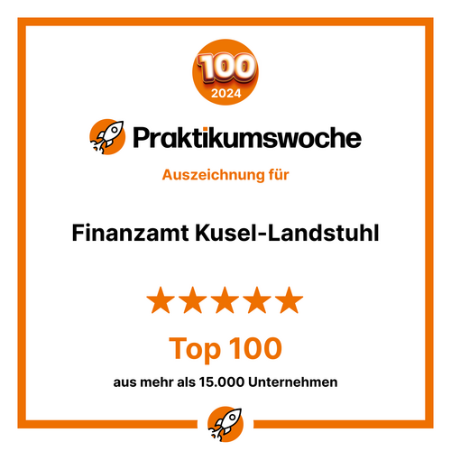 Urkunde bester Praktikumsplatz