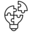 Icon Puzzle in Glühbirne